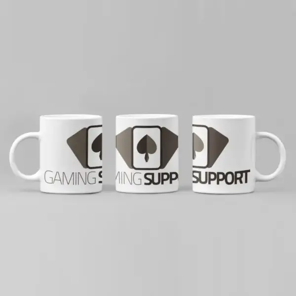 Gaming Support Coffee Mug, Gaming Support Logo Mug