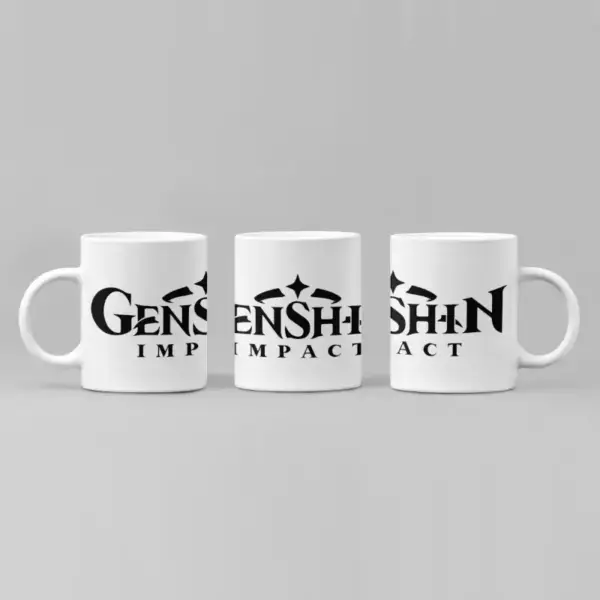 Genshin Impact Coffee Mug, Genshin Impact Logo Mug