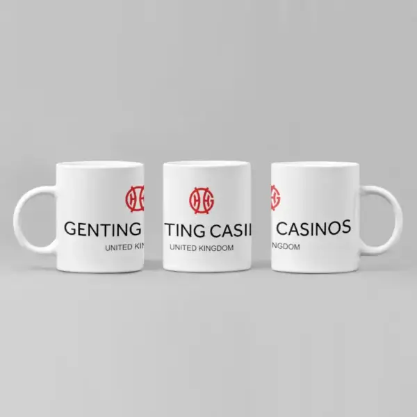 Genting Casinos Coffee Mug, Genting Casinos Logo Mug