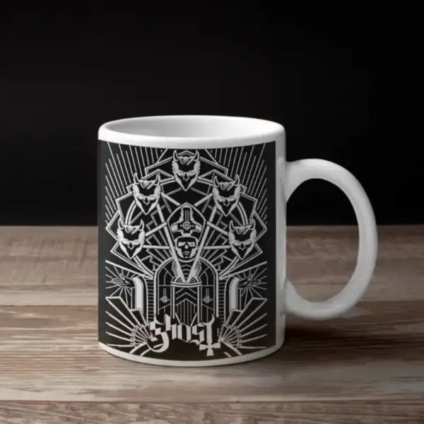 Ghost Coffee Mug, Ghost Artwork Coffee Mug