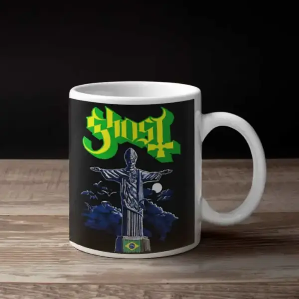Ghost Coffee Mug, Ghost Ghost in Brazilia Coffee Mug