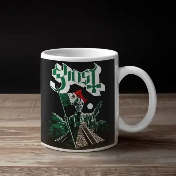 Ghost Coffee Mug, Ghost Ghost in Mexico Coffee Mug