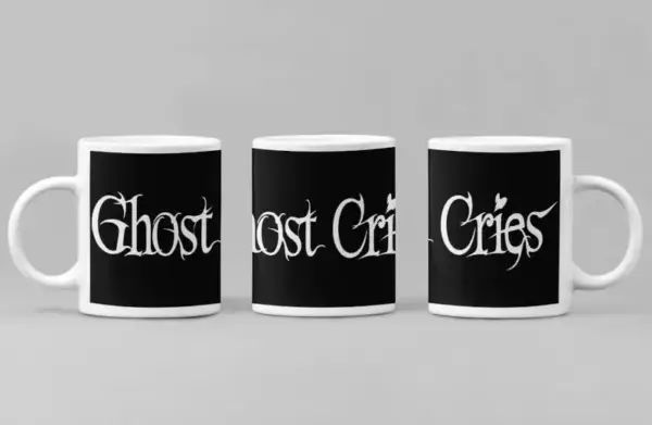 Ghost Cries Coffee Mug, Ghost Cries Logo Coffee Mug