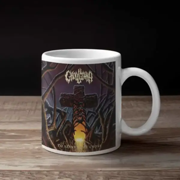 Ghoulgotha Coffee Mug, Ghoulgotha To Starve the Cross Coffee Mug