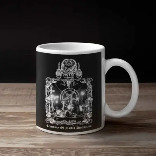 Goathammer Coffee Mug, Goathammer Ceremony of Morbid Destruction Coffee Mug