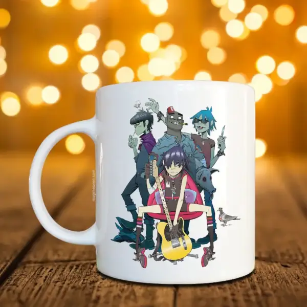 Gorillaz Mug, Gorillaz Band Coffee Mug