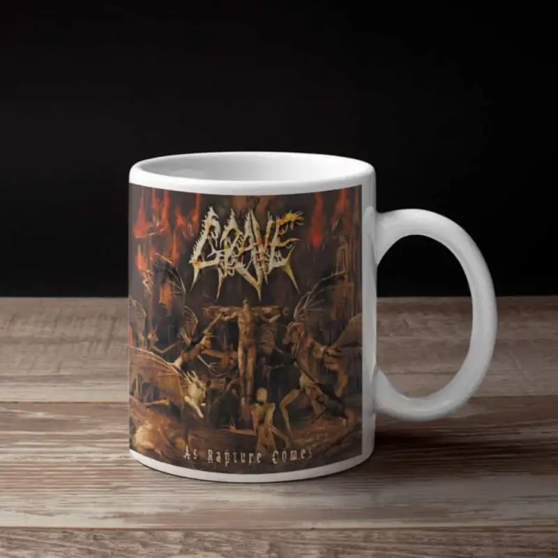 Grave Coffee Mug, Grave As Rapture Comes Coffee Mug