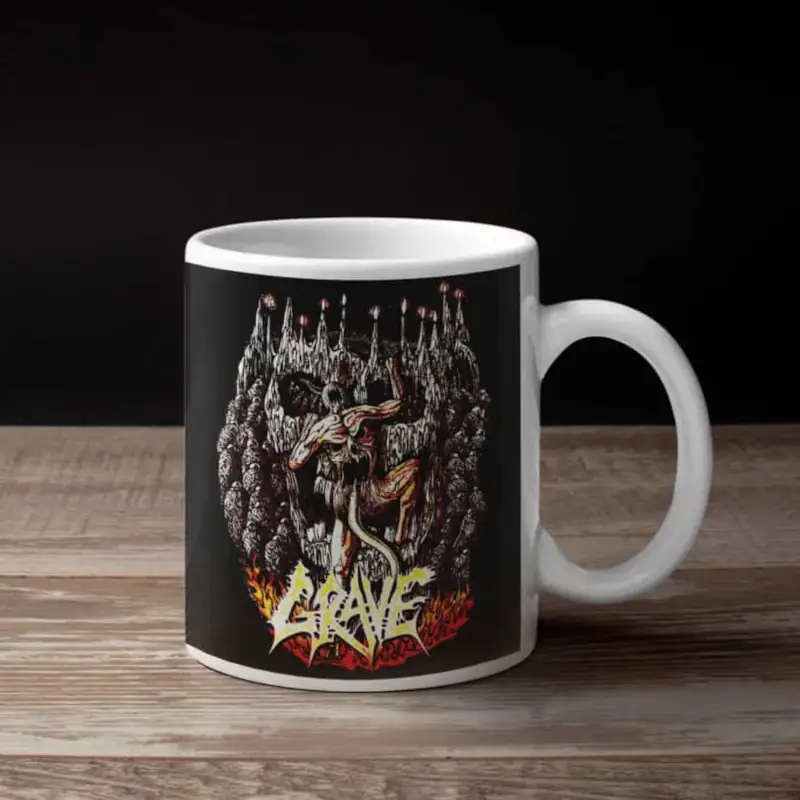 Grave Coffee Mug, Grave Morbid Ascent Coffee Mug