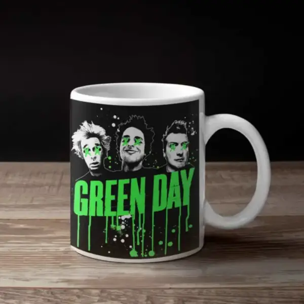 Green Day Coffee Mug, Green Day Artwork Coffee Mug