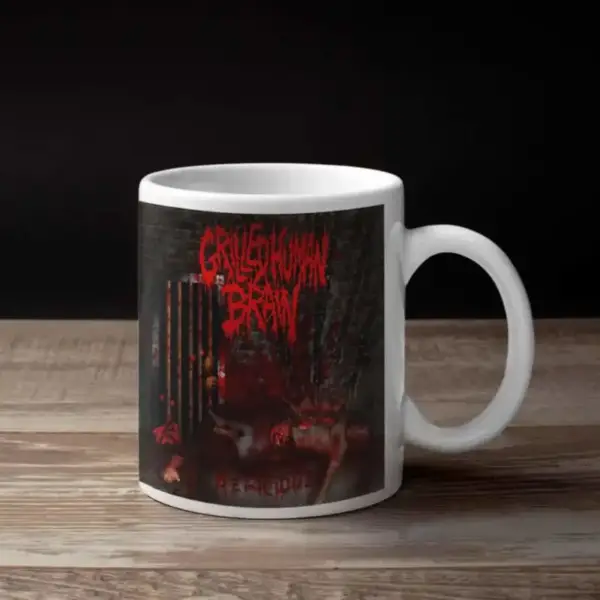 Grilled Human Brain Coffee Mug, Grilled Human Brain Delicious Coffee Mug
