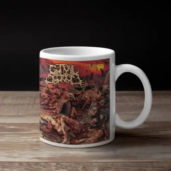 Guttural Secrete Coffee Mug, Guttural Secrete Reek of Pubescent Despoilment Coffee Mug