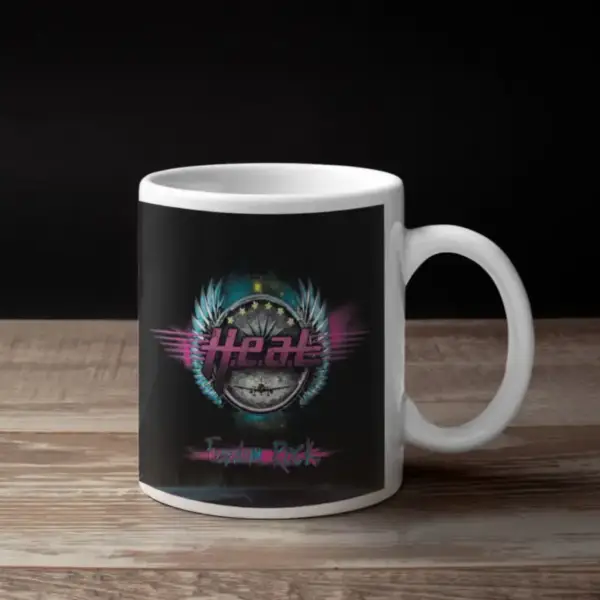 H.E.A.T Coffee Mug, H.E.A.T Freedom Rock Coffee Mug