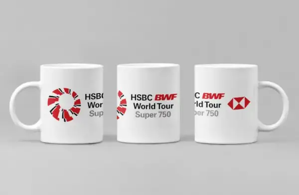 HSBC Bwf World Tour Logo Coffee Mug