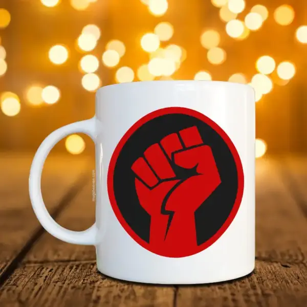 Hand Power Mug, Hand Power Coffee Mug