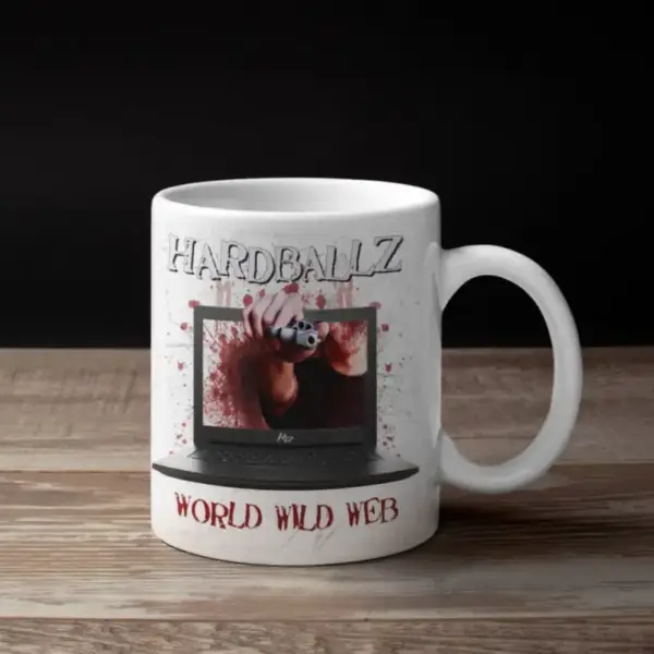 Hardballz Coffee Mug, Hardballz World Wild Web Coffee Mug