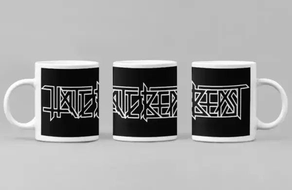 Hate Beast Coffee Mug, Hate Beast Logo Coffee Mug
