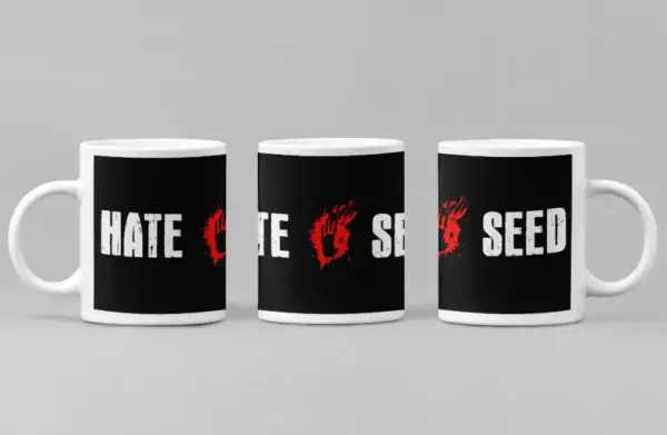 Hate Seed Coffee Mug, Hate Seed Logo Coffee Mug