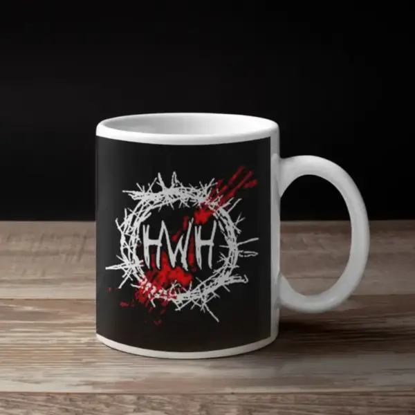 Hate World Hero Coffee Mug, Hate World Hero Logo Coffee Mug