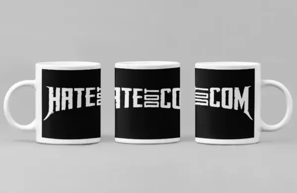 HateDotCom Coffee Mug, HateDotCom Logo Coffee Mug