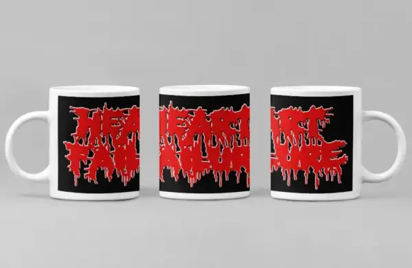 Heart Failure Coffee Mug, Heart Failure Logo Coffee Mug