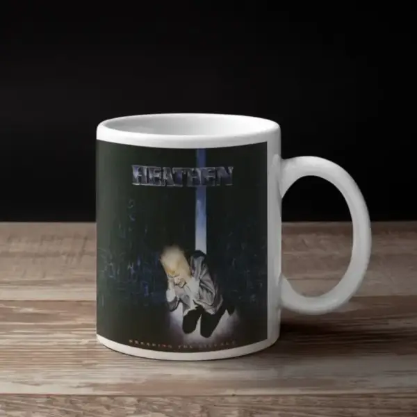 Heathen Coffee Mug, Heathen Breaking The Silence Coffee Mug
