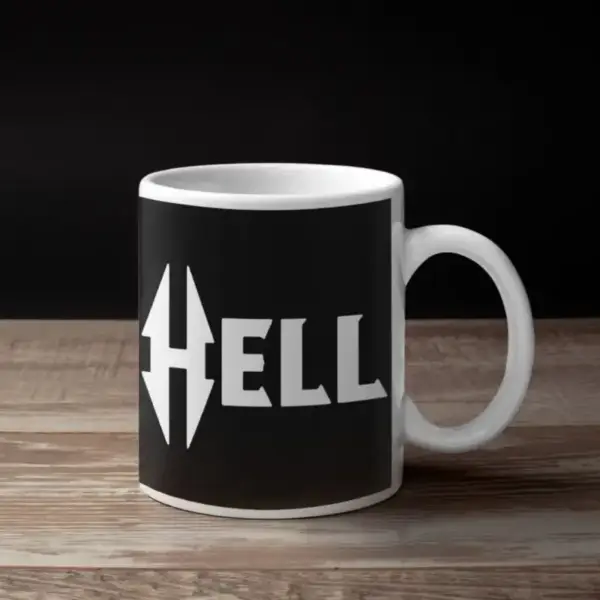Hell Coffee Mug, Hell Logo Coffee Mug 2