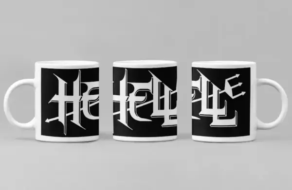 Hell Coffee Mug, Hell Logo Coffee Mug 3
