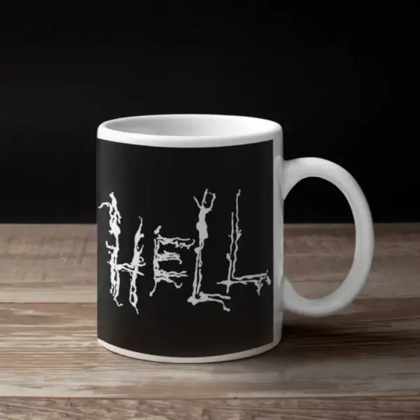Hell Coffee Mug, Hell Logo Coffee Mug 4