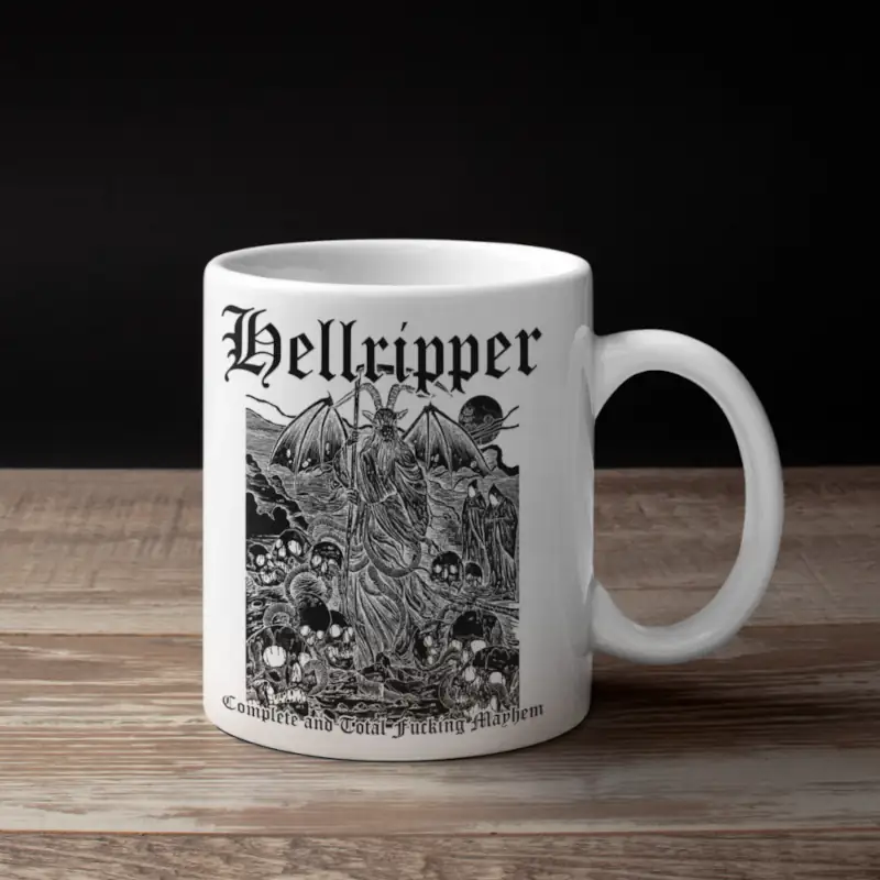 Hellripper - Complete and Total Fucking Mayhem Coffee Mug
