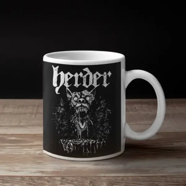 Herder Coffee Mug, Herder Artwork Coffee Mug