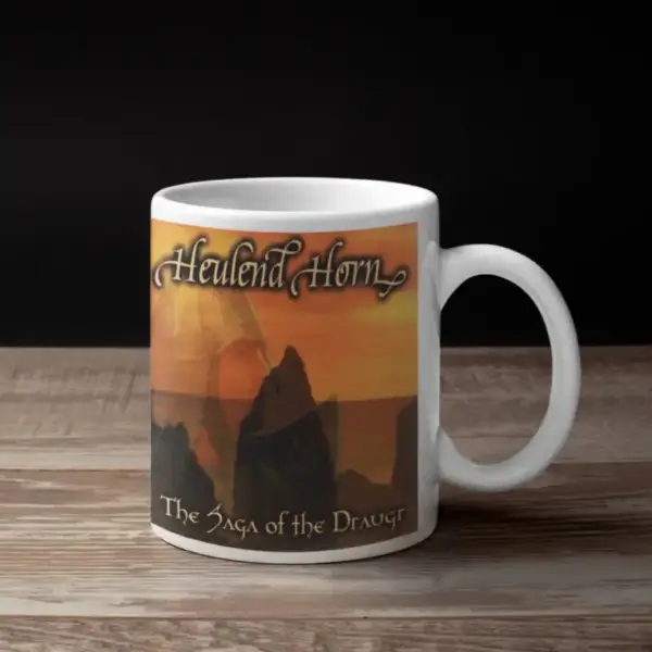Heulend Horn Coffee Mug, Heulend Horn The Saga of the Draugt Coffee Mug