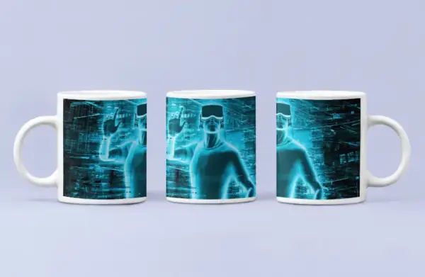 Hi-Tech Coffee Mug, Hi-Technology Coffee Mug