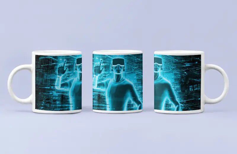 Hi-Tech Coffee Mug, Hi-Technology Coffee Mug