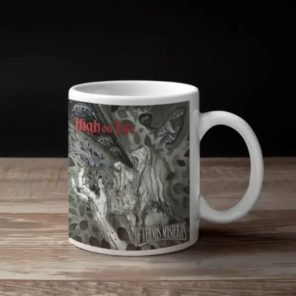 High On Fire Coffee Mug, High On Fire De Vermis Mysteriis Coffee Mug