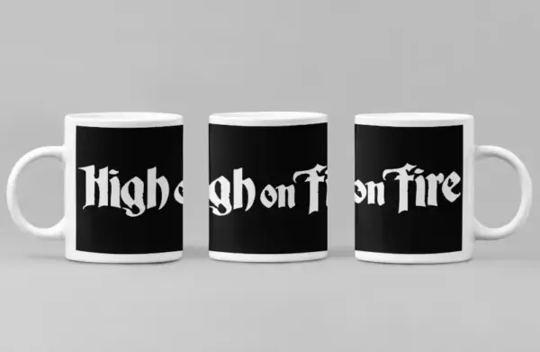 High on Fire Coffee Mug, High on Fire Logo Coffee Mug