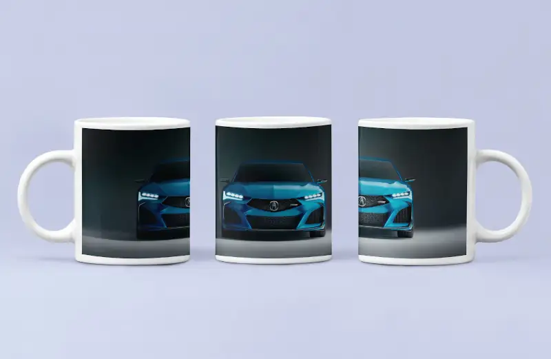 Honda Coffee Mug, Honda Acura Type S Concept Coffee Mug