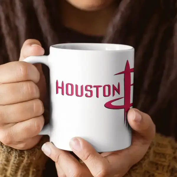 Houston Rockets Coffee Mug, Houston Rockets Logo Mug - Image 2