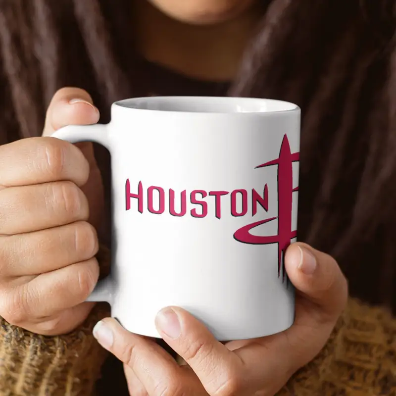 Houston Rockets Coffee Mug, Houston Rockets Logo Mug - Image 2