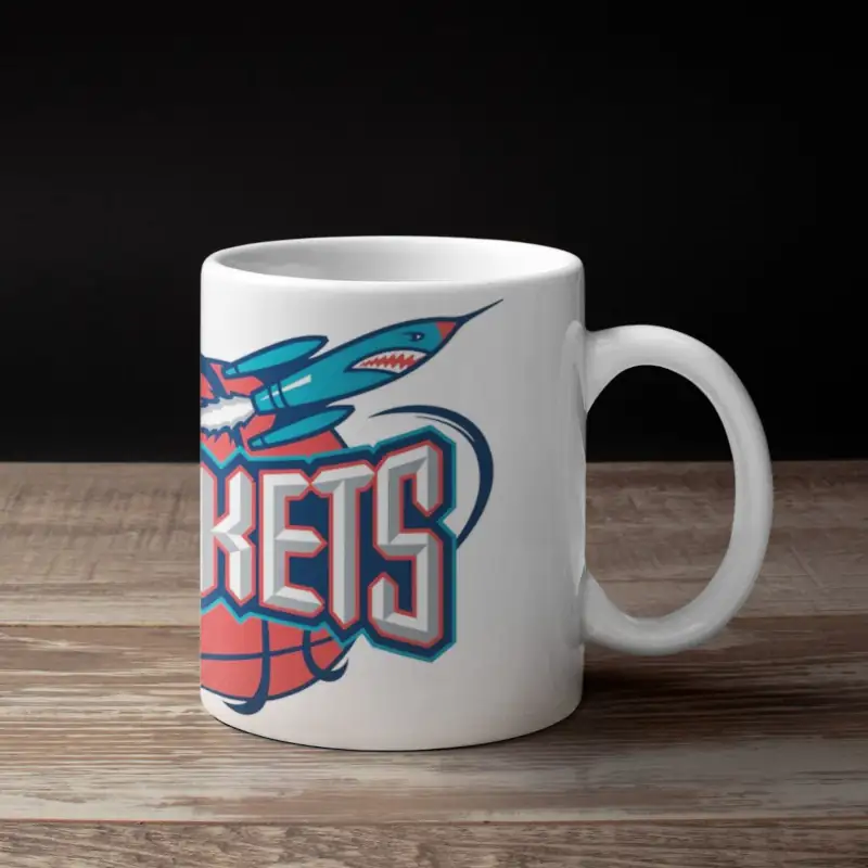 Houston Rockets Coffee Mug, Houston Rockets Logo Mug
