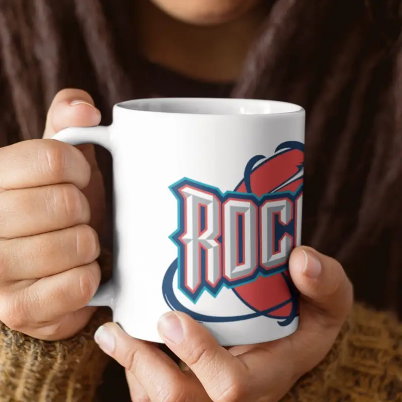 Houston Rockets Coffee Mug, Houston Rockets Logo Mug - Image 2