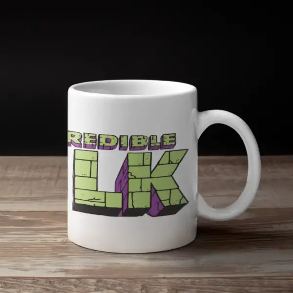 Hulk Coffee Mug, Hulk Logo Mug