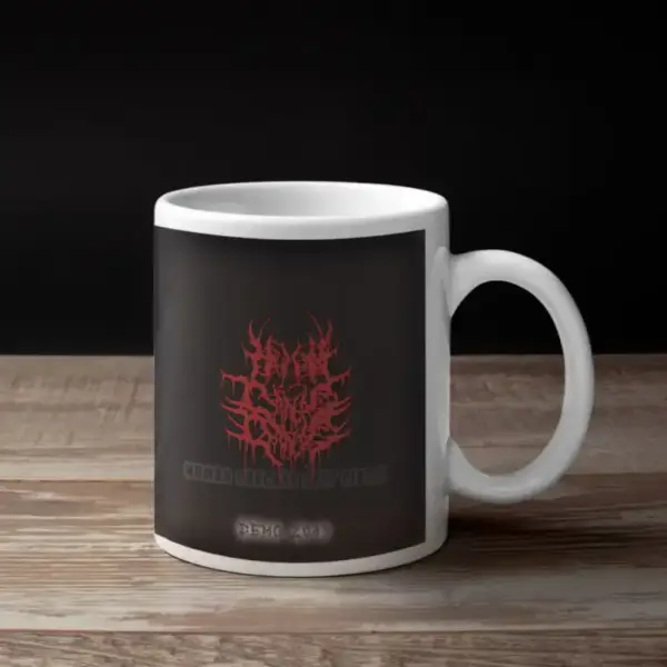 Human Carcass Crop Circle Coffee Mug, Human Carcass Crop Circle Demo 2013 Coffee Mug