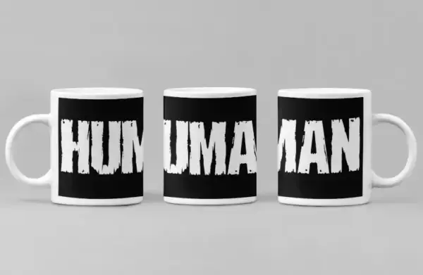 Human Coffee Mug, Human Logo Coffee Mug 5