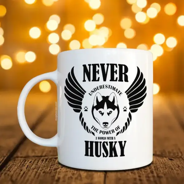 Husky Mug, Dog Husky Coffee Mug