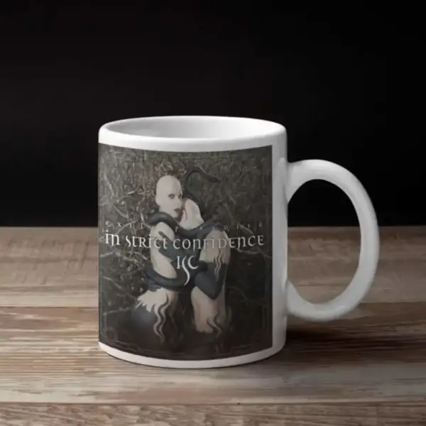 In Strict Confidence Coffee Mug, In Strict Confidence Exile Paradise Coffee Mug