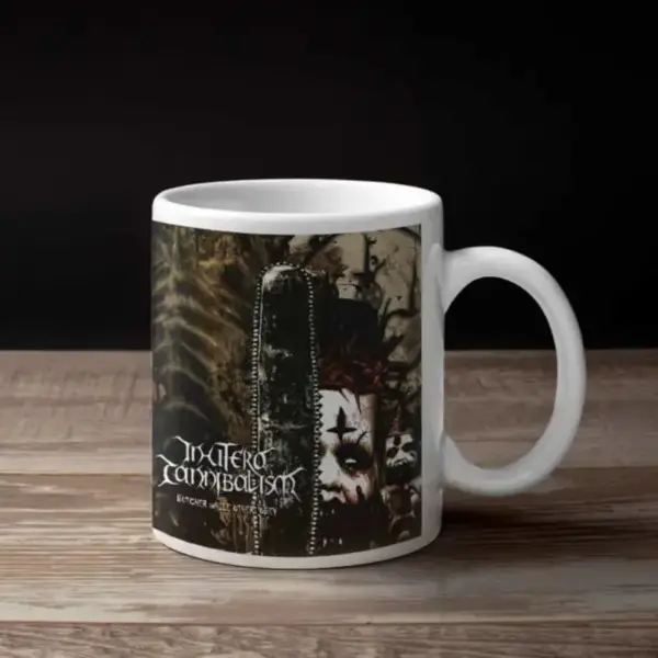 In Utero Cannibalism Coffee Mug, In Utero Cannibalism Butcher While Others Obey Coffee Mug