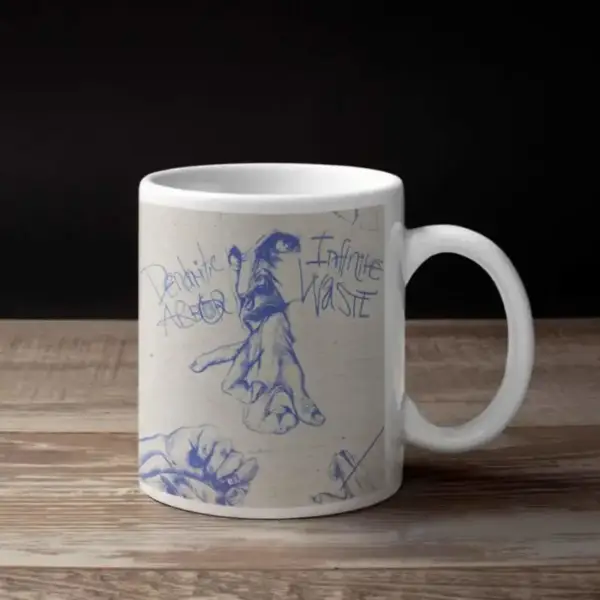 Infinite Waste Coffee Mug, Infinite Waste Dendritic Arbor Coffee Mug