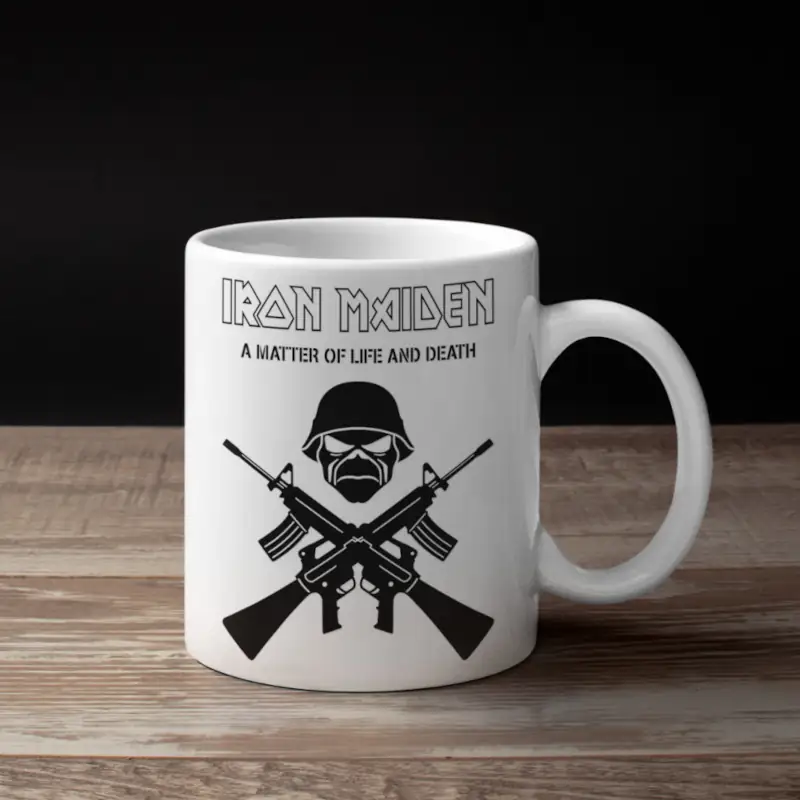 Iron Maiden A MAtter of Life and Death Coffee Mug