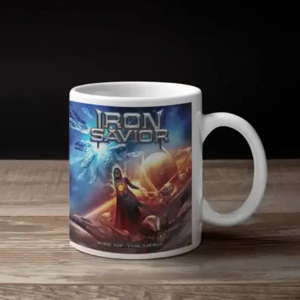 Iron Savior Coffee Mug, Iron Savior Rise of The Hero Coffee Mug