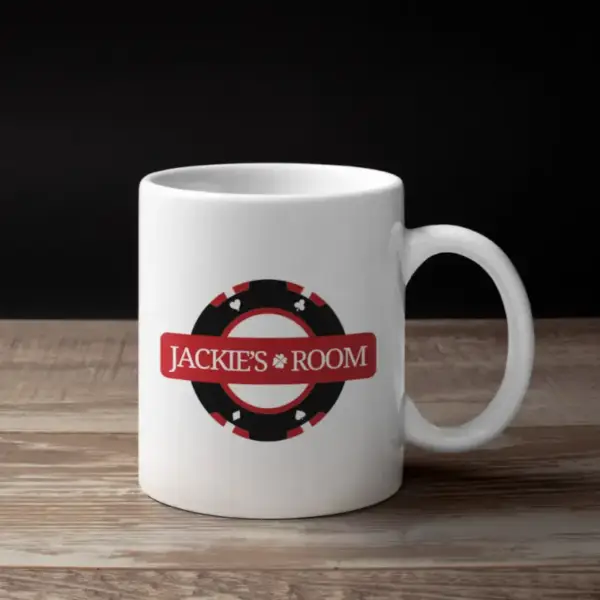 Jackie'S Room Coffee Mug, Jackie'S Room Logo Mug